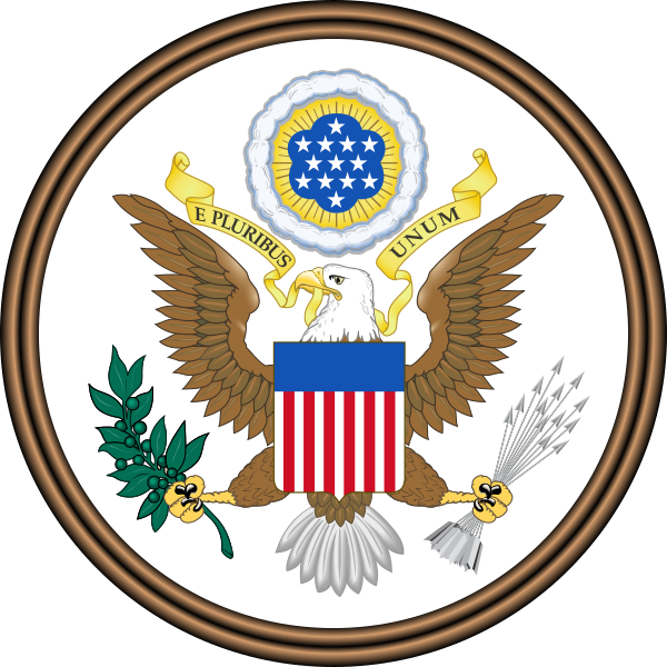 ファイル:Great Seal of the United States (obverse).svg