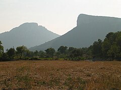 L'Hortus et le pic Saint-Loup.