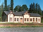 Ijo järnvägsstation, 1903, ritad av Bruno Granholm.