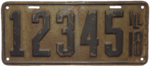 Номерной знак легкового автомобиля 1918 года.png
