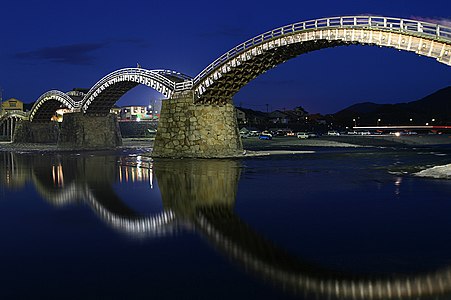 Ночная подсветка моста