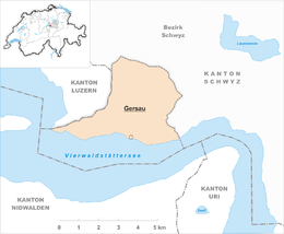 Gersau – Mappa