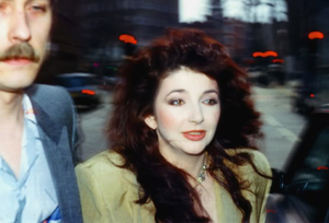 Kate Bush about to perform at Comic Relief 1986