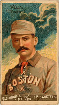 King Kelly baseball card