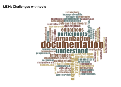 LE34: Challenges with evaluation tools