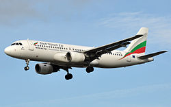 Airbus A320-200 der Bulgaria Air