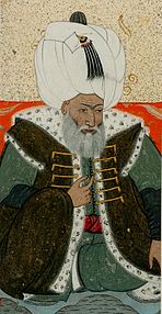 Levni. Portrait of Bayezid II. 1703-30 Topkapi Saray museum.jpg