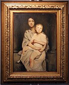 Portrait of a woman with child (1923)