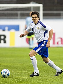 Litmanen mängimas Soome eest (2009)