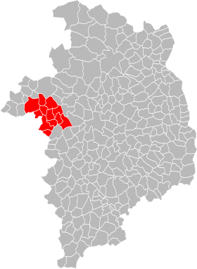 Localisation de Communauté de communes des Vals de Cher et d'Arnon