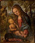 Lucas Cranach der Ältere: Maria unter den Tannenbäumen (um 1510)