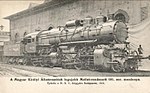The four-cylinder 2,950 hp (2,200 kW) MÁV Class 601 was the strongest steam locomotive of pre WW1 Europe.[5][6][7]