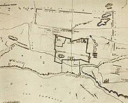 Map of Jellalabad in 1842 (c. 1846)
