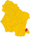 Collocatio finium Municipii Viae Venariae in Provincia Lucensi.