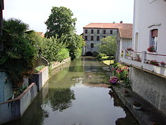 The Échez river at Maubourguet