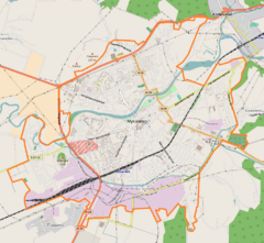 Mapa lokalizacyjna Mukaczewa