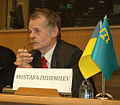 Джемилев, Мустафа Абдулджемиль, в 1991- 2013 годах председатель Меджлиса крымскотатарского народа.