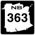 Route 363 marker