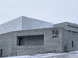 Museorakennus vuonna 2022.