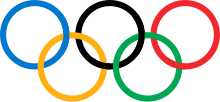 upright=0.4 alt=Description de l'image Olympic rings.svg.