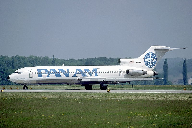 File:Pan Am Boeing 727-200 at Zurich Airport in May 1985.jpg