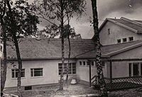 Pansion työväentalo 1950-luvulla.