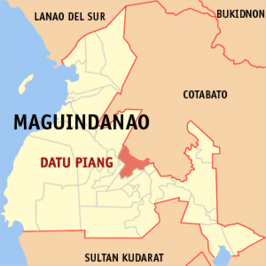 Kaart van Datu Piang
