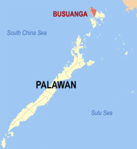 Busuanga na Palauã Coordenadas : 12°8'0.67"N, 119°56'10.73"E