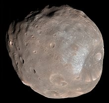 Phobos imaged by the Mars Reconnaissance Orbiter Phobos colour 2008.jpg