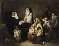 イジドール・ピルス『愛徳修道女の死』1850年。油彩、キャンバス、243 × 308 cm。オルセー美術館[169]。
