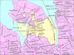 Карта переписи населения США в Порт-Вашингтоне
