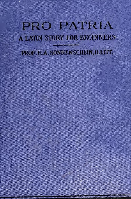 Pro Patria A Latin Story for Beginners