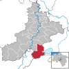 Lage der Stadt Rehburg-Loccum im Landkreis Nienburg/Weser