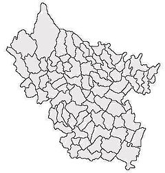 Mapa lokalizacyjna okręgu Buzău