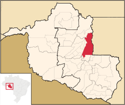 Mapo di Ji-Paraná