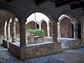 Patio del Palacio Abacial, antiguo Hospital de los Pobres.