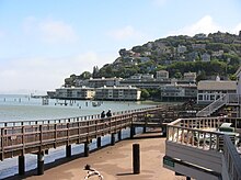 Sausalito, in the North Bay, is a popular tourist destination. Sausalito May 2009.jpg