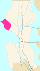 Карта Сиэтла - Magnolia.png