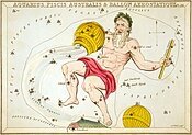 Yma Piscis Austrinus war woles an skeusen ma, dedhyes 1825