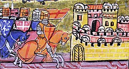 Damaszkusz ostroma (13. századi ábrázolás)