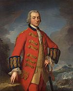 Portrait of the British commander-in-chief, Sir Henry Clinton in dress uniform.
