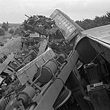 Treinramp bij Westervoort; 31 augustus 1964