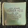 Stolperstein Oberasphe Mühlenweg 5 Werner Hess