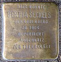 Stolperstein für Bertha Seckels (Bonner Straße 180)