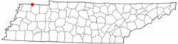 Location of South Fulton, Tennessee