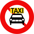 107b: Cấm ô tô taxi