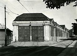 Vognhallen i 1914