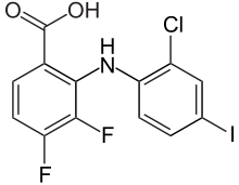 Strukturformel von Zapnometinib