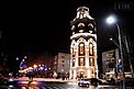 Alter Wasserturm Mariupol bei Nacht