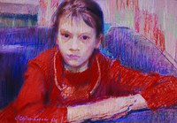 Девочка в красном, 1963.